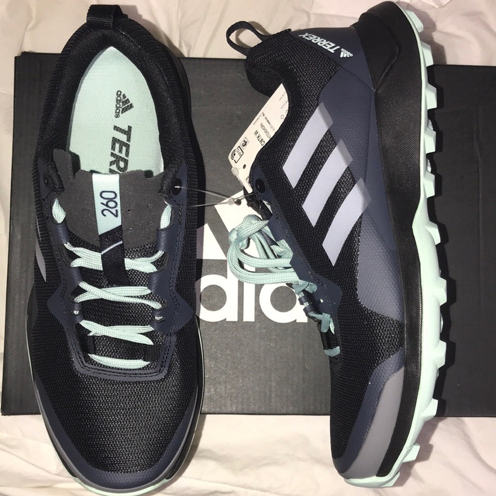 >💜ADIDAS TERREX CMTK OUTDOOR CONTINENTAL BLACK ASHGEEN GRAY STRIPES😍 BRAND NEW